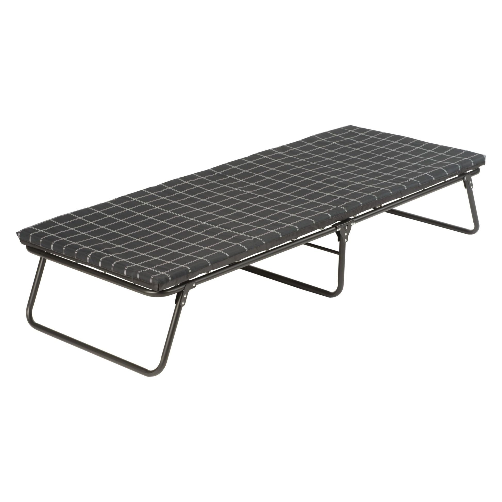 Coleman ComfortSmart Big & Tall Cot with Mattress Pad, Folding Steel Camp Bed with Plush Pad for