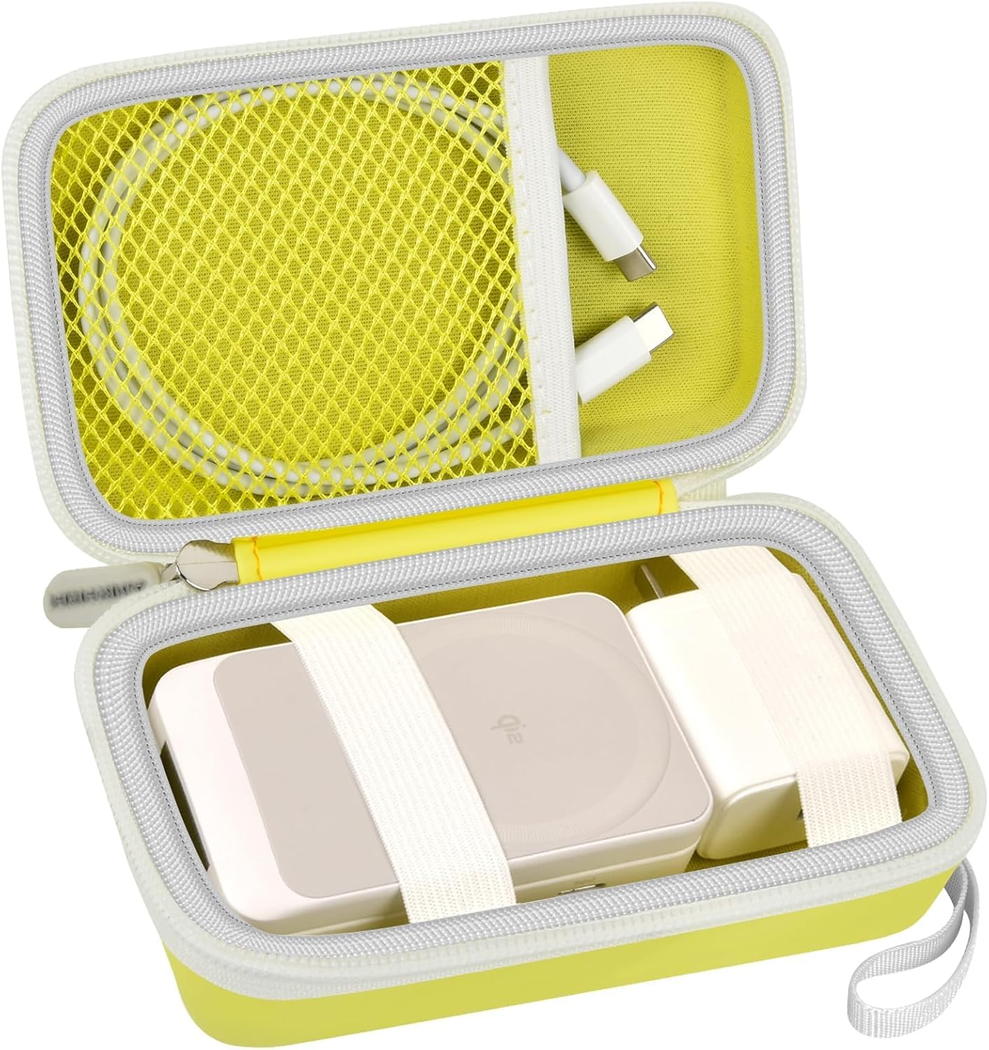 Case for Anker MagGo 3-in-1/MagGo UFO Charging Station,for Augnner for Iseyyox for Apple MagSafe Duo/for LISEN/for RTOPSMagSafe Wireless Charger Foldable Magnetic Charging Stand Storage Box-Yellow