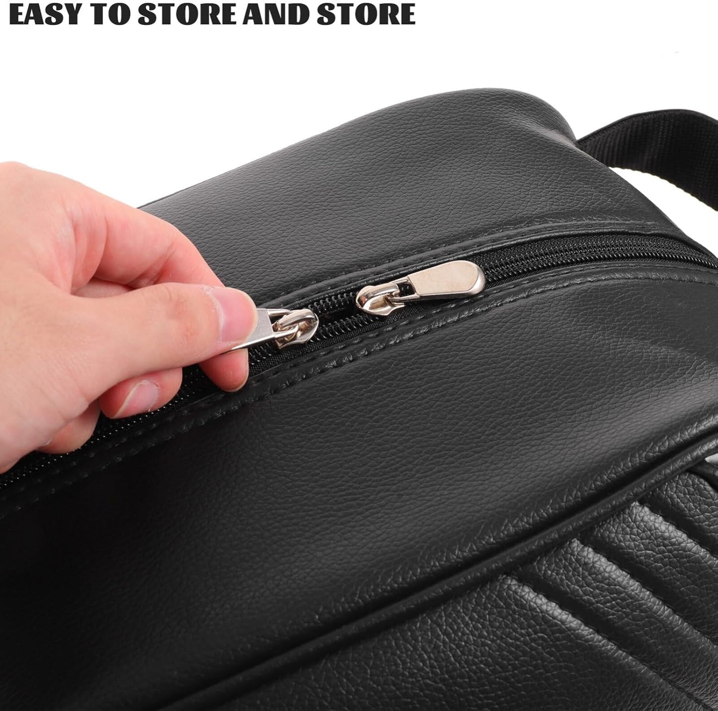 BESPORTBLE Waterproof Shoe Bag Zippered Storage Travel Organizer for Sports Shoes Compact and Foldable for Golf Cycling Football Tennis Basketball