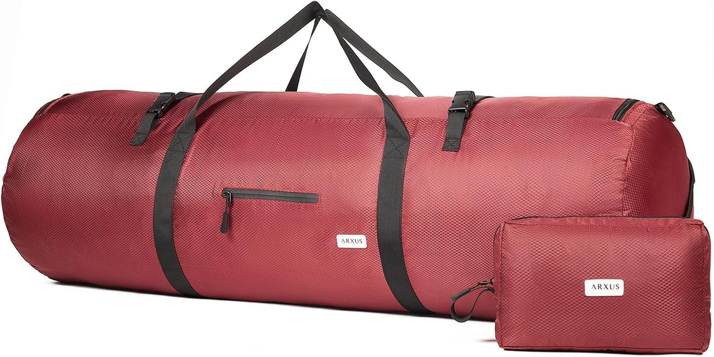 Arxus Extra Large Duffle Bag for Travel Gym 90L 50L 30L Baseball Bat Sports Duffel Bags for Men with Shoulder Strap, Tent Storage Camping