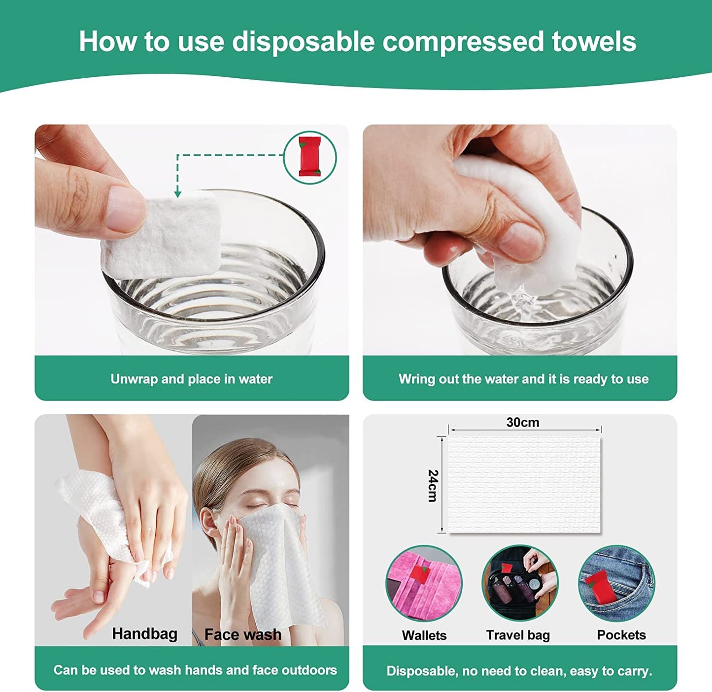 Retractable Travel Clothesline, Portable Clothesline (Including 2 Compressible Towels) 12