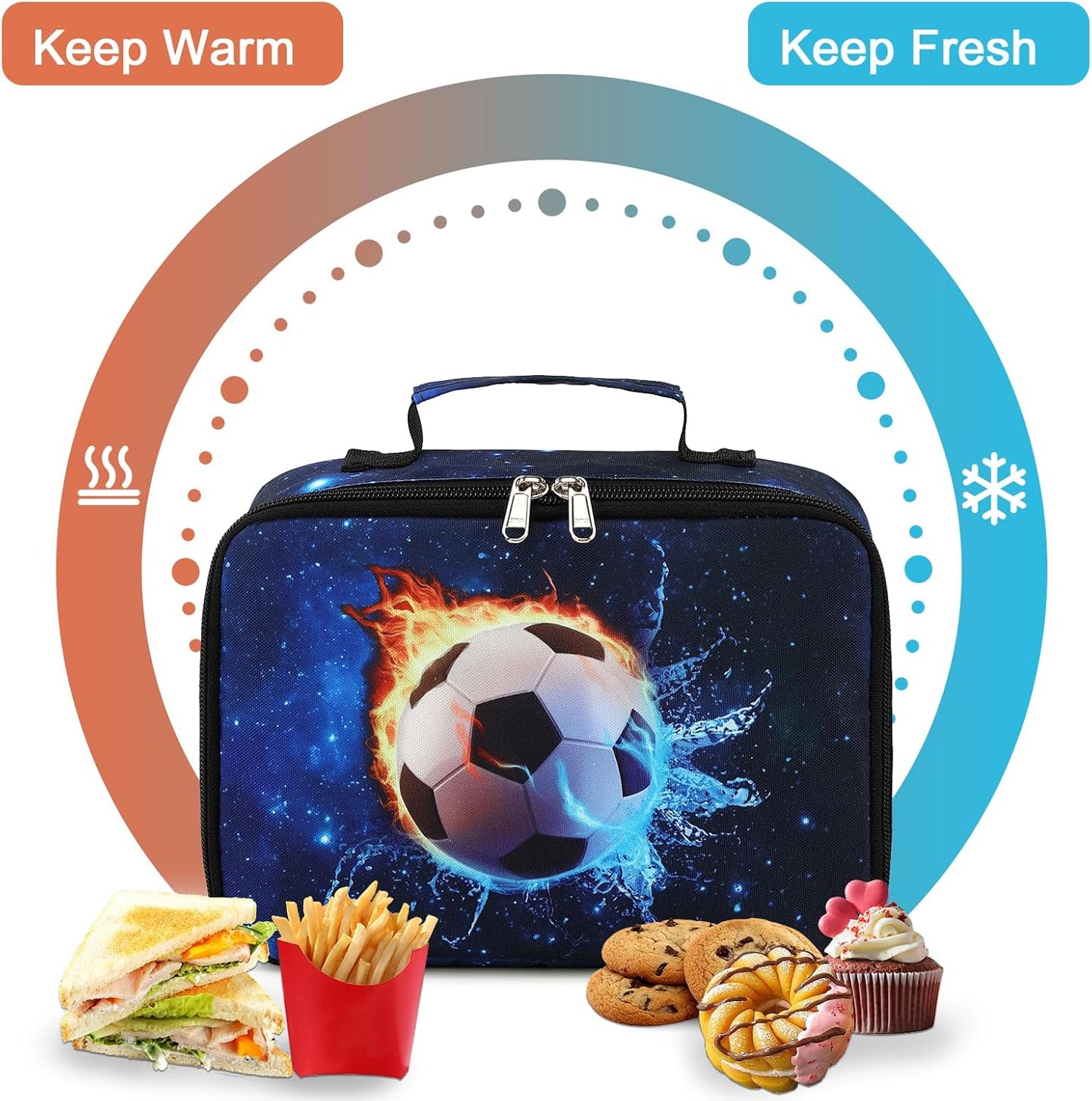 CAMTOP School Backpack for Kids Girls Boys Backpacks with Lunch Box Kindergarten Elementary BookBag Set for Age 4-10