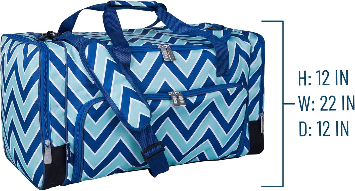 Wildkin Kids Weekender Duffel Bag – Carry-On Size for School, Travel, & Sleepovers