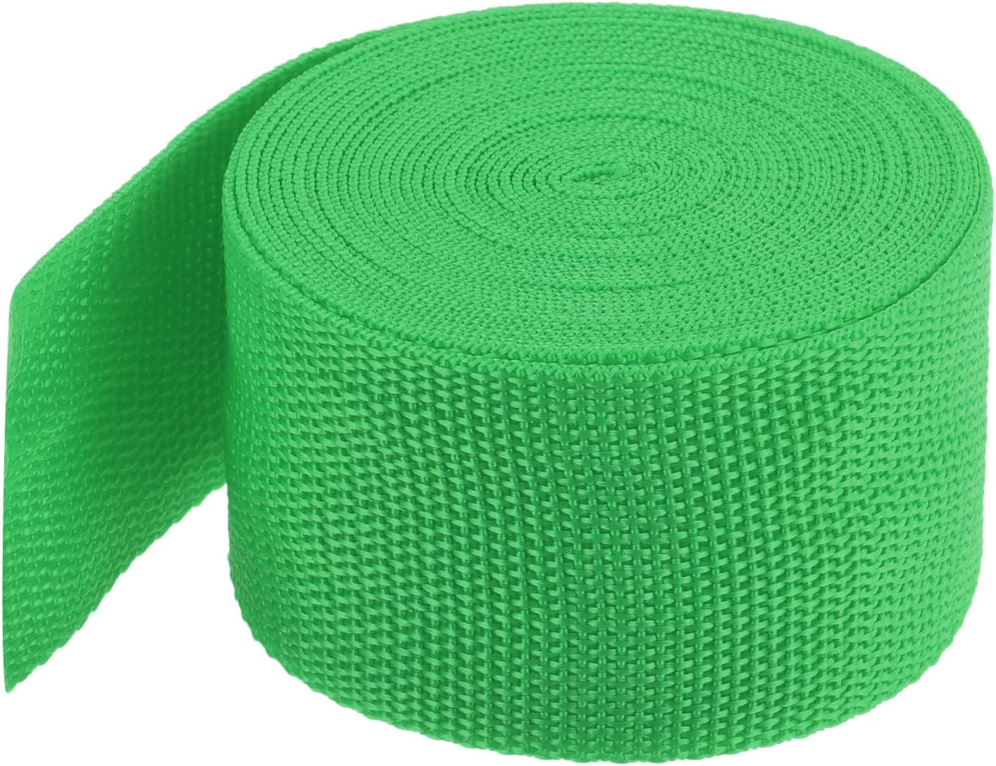 MECCANIXITY Lightweight Polypropylene Webbing Strap 2" 5 Yard Backpack Strapping Band Mint Green for Outdoor Luggage Cargo Straps