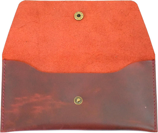 Leather Currency Pouch, Money Bag Organiser, Travel Wallet for Him and Her, Handmade Cash Envelope, Utility Pouch, Dollar Bills Envelope