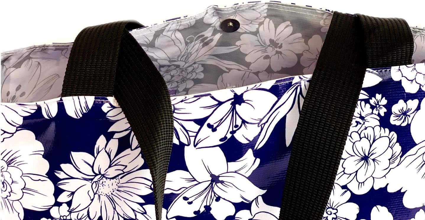 Alux Tote Bag for Women - Waterproof, Sturdy & Spacious Bag for Beach, Work, Gym, Travel - Eco-Friendly & Easy to Clean