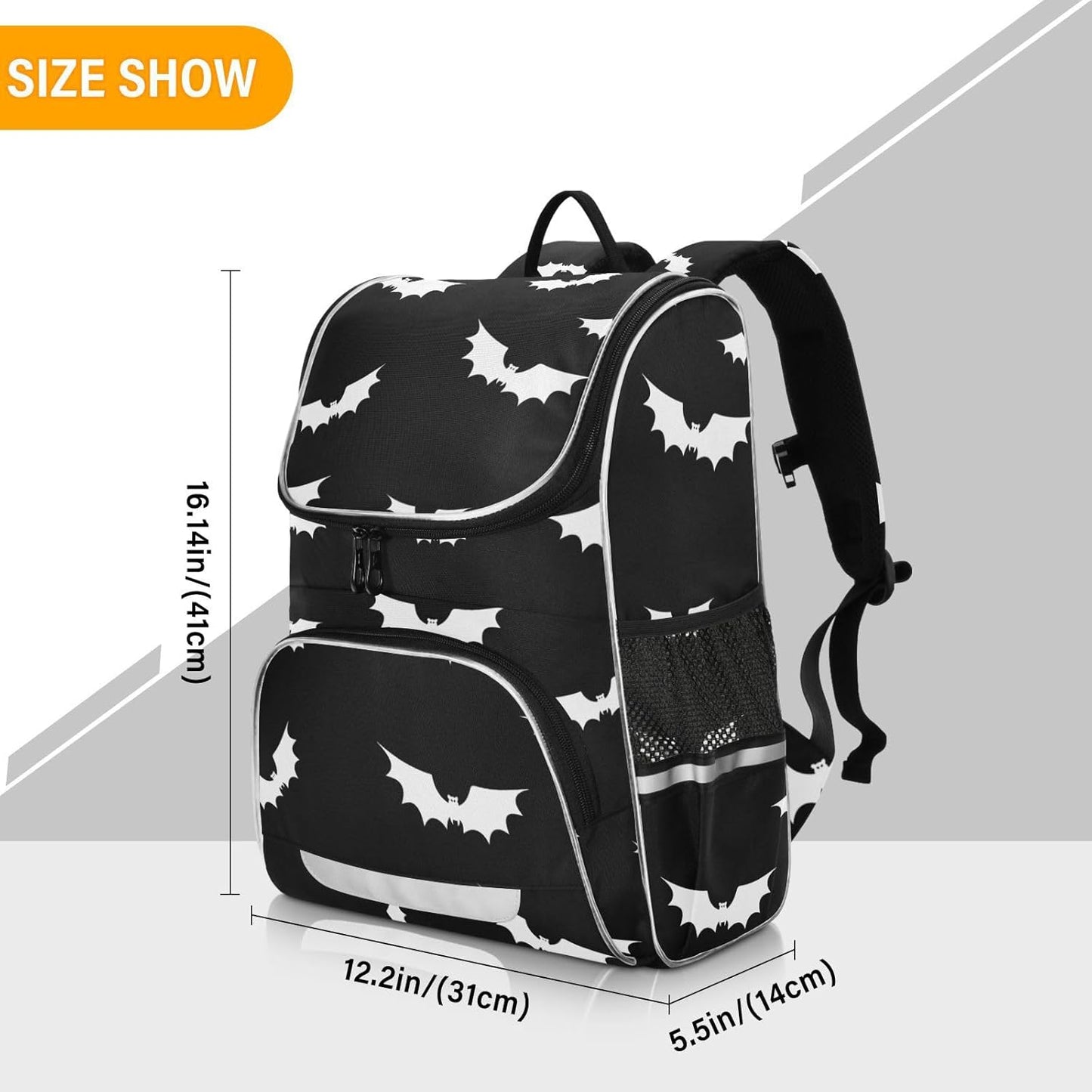 Bats Gothic Cute Backpack For Girls Kids Backpack Boys Teen School Bag Bookbag Travel Daypacks
