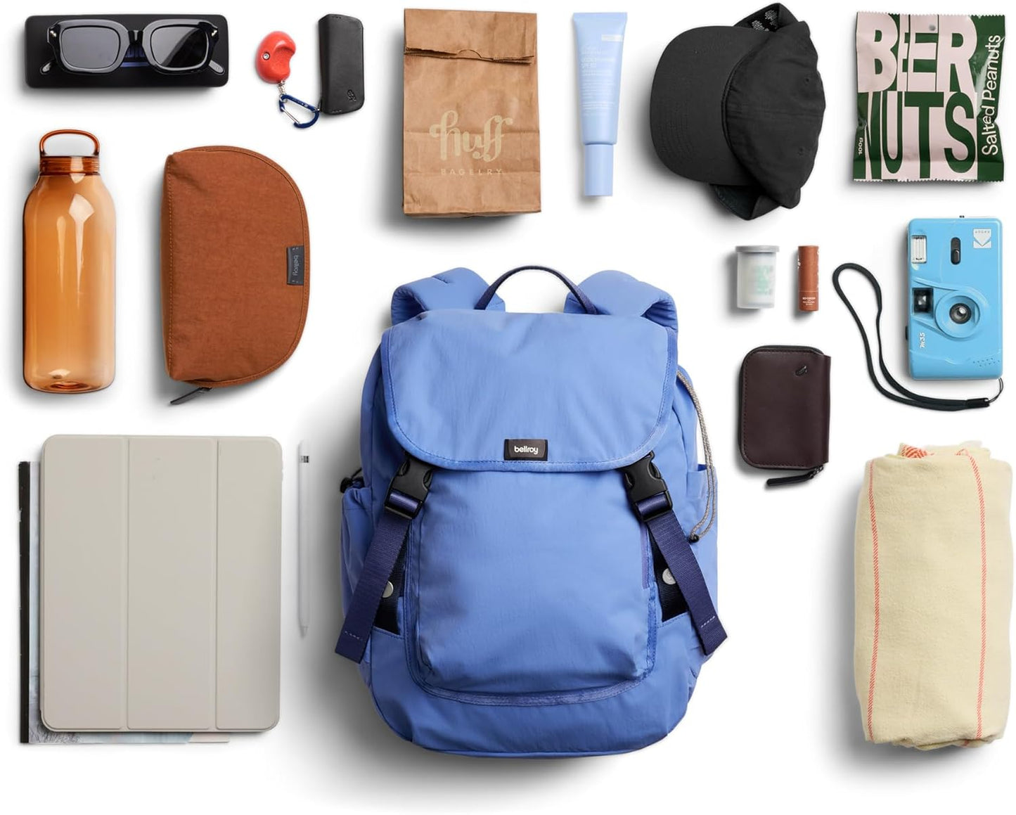 Bellroy Cinch Backpack (lightweight 20 liter backpack with external organization and adjustable