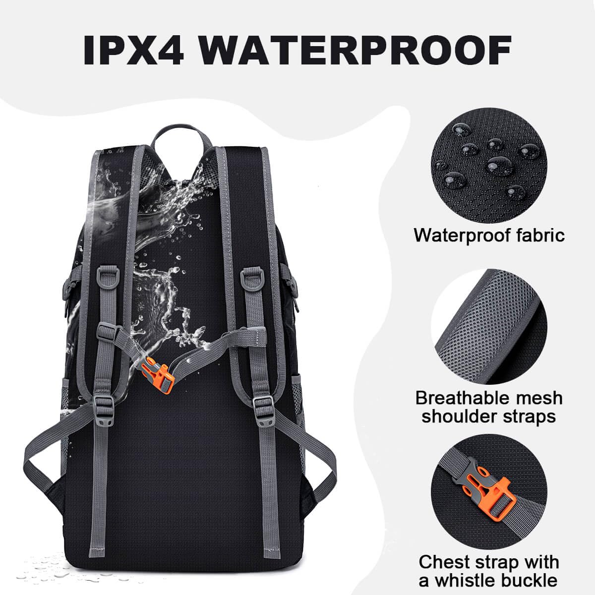 MIYCOO Ultralight Packable Backpack, 35L Waterproof Hiking Daypack