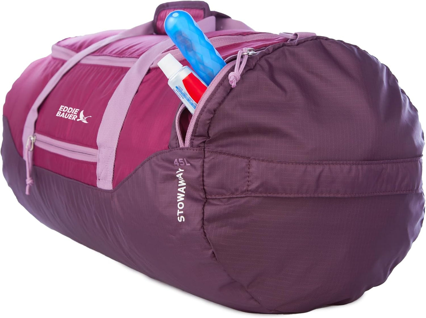 Eddie Bauer Stowaway Packable 45l Duffel Bag-Made from Ripstop Polyester