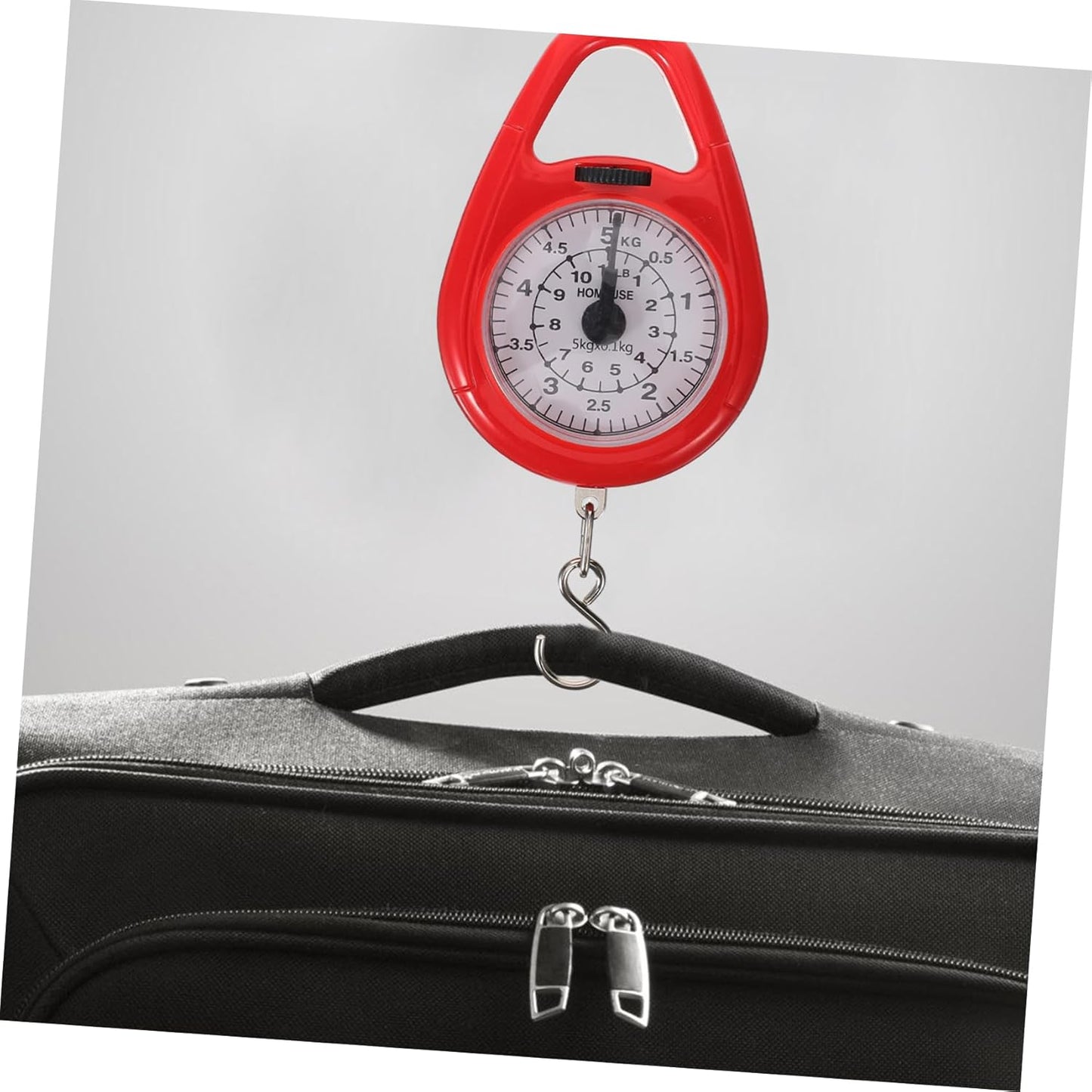 Portable Mini Spring Scale Handheld Luggage Weight Scale Hook for Easy Measurement