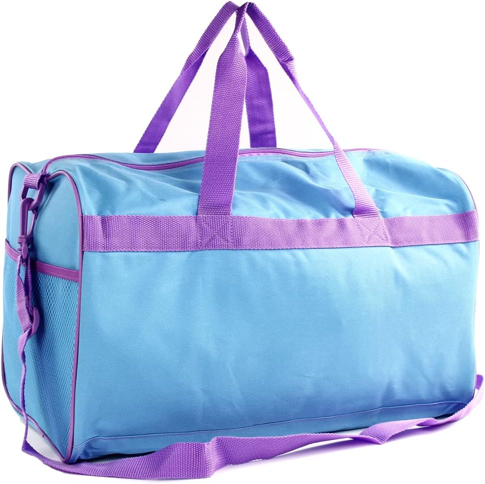 KishKesh Personalized Licensed Kids Duffel Bag – Durable, Customizable Name & Text, Ideal for Travel, School, Gym, Beach, or Overnight – Disney Stitch Design, 18" X 10.50" X 9.75"