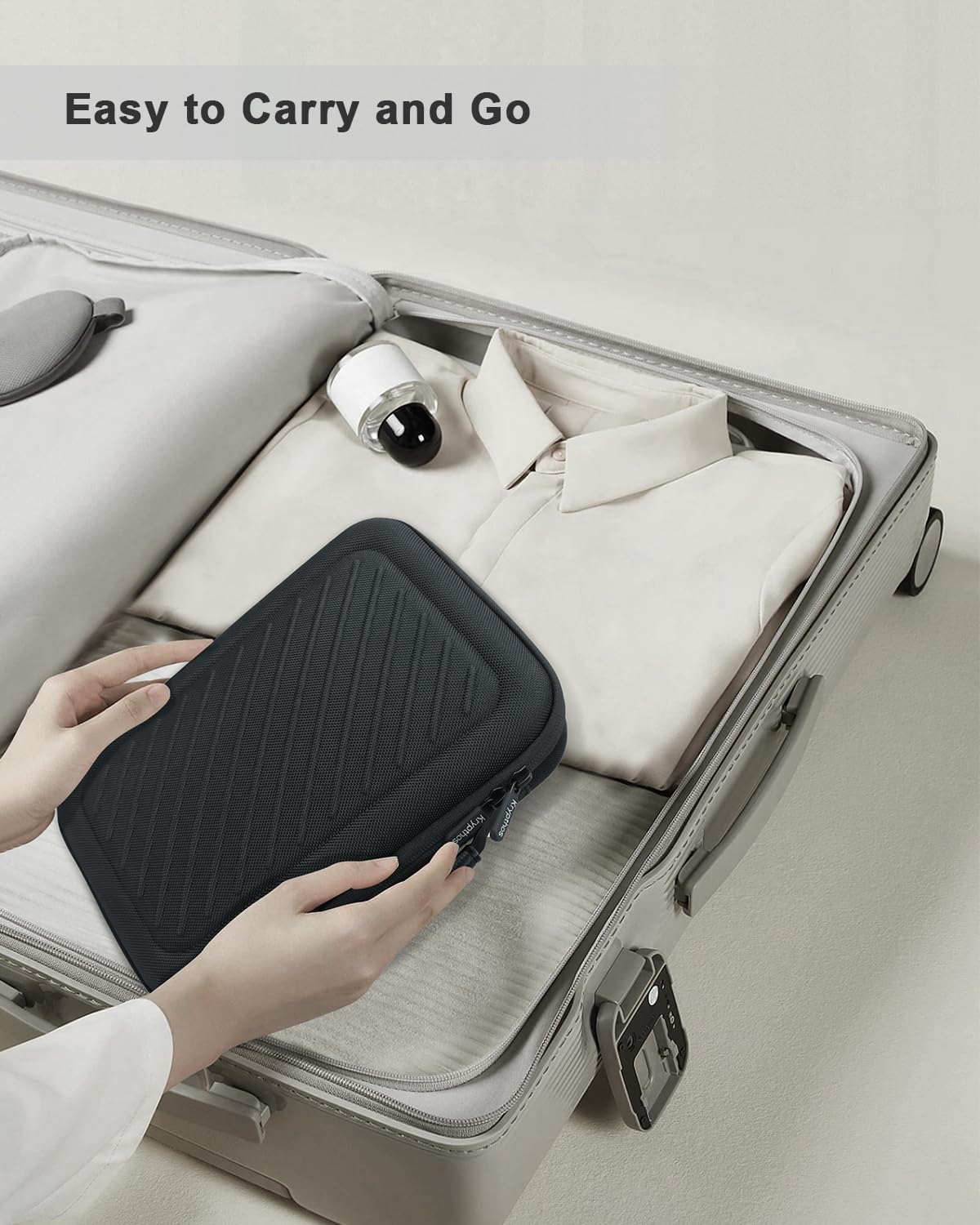 Portable Travel Sunglasses Organizer Case for 8 Pairs glasses for Men Women