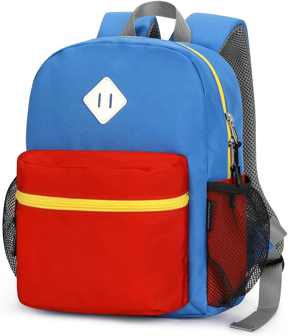STEAMEDBUN Toddler Backpack for Boys 2-4,Kindergarten Backpack for Boys,Preschool Backpack,Mini