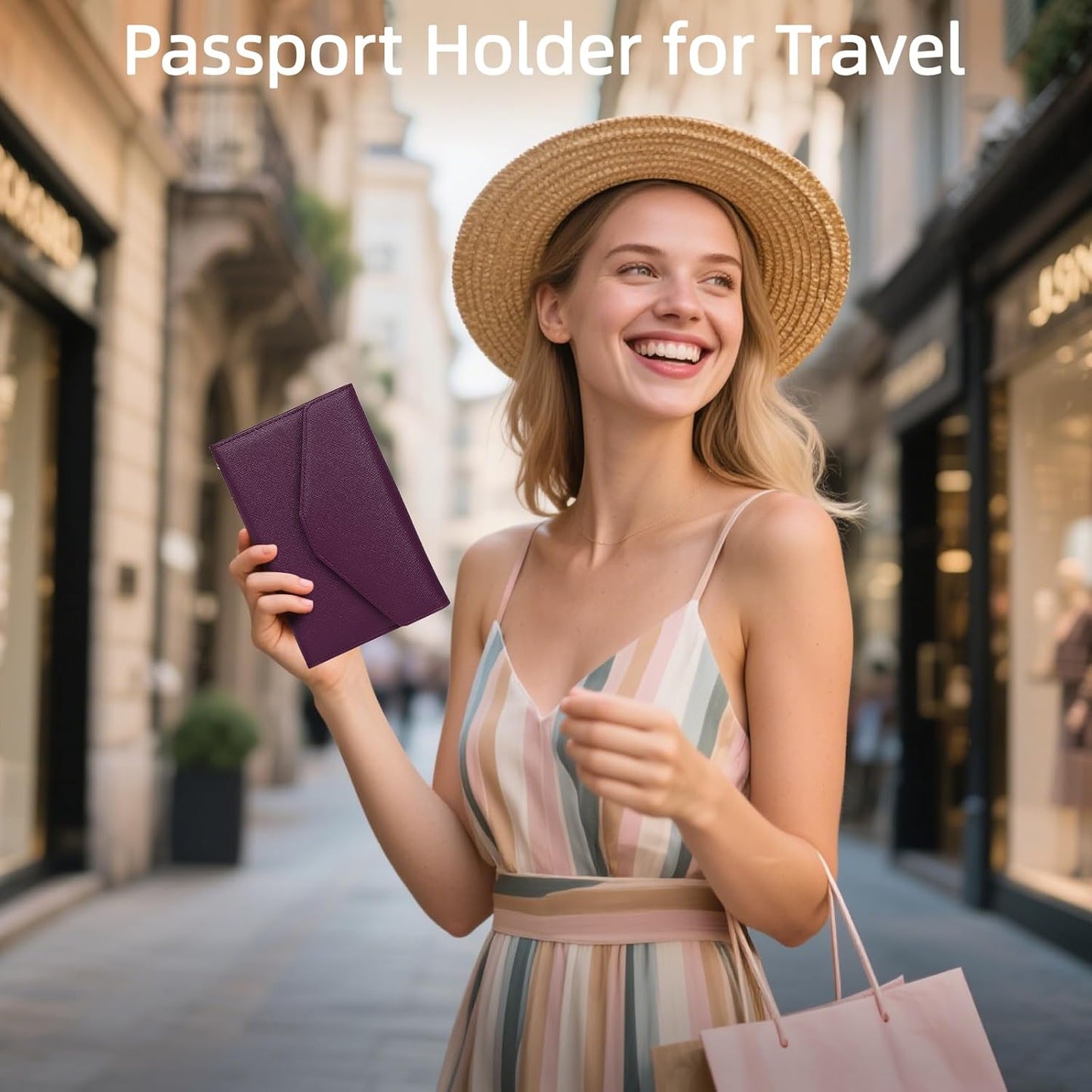 ZOPPEN Mulit-purpose Rfid Blocking Passport Holder Travel Wallet (Ver.4) Passport and Vaccine Card Holder ComboTri-fold Document Organizer Travel Essentials
