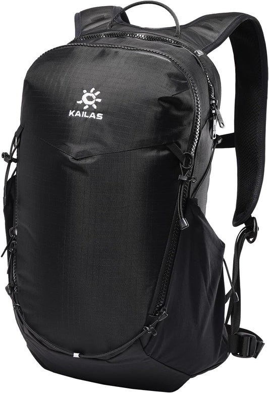 KAILAS Far Mountain16L Lightweight Hiking Backpack Trekking Daypack Small Backpacks Traveling Camping Silent Black