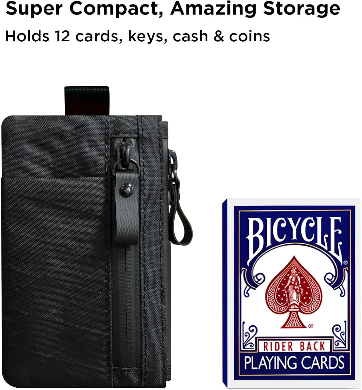 ALPAKA Vertex Pouch and Zip Pouch Pro - All-in-One Sling Bag, Fits an iPad Mini, Headphones, and More - Minimalism Zipper Wallet - RFID Blocking ID Card Holder