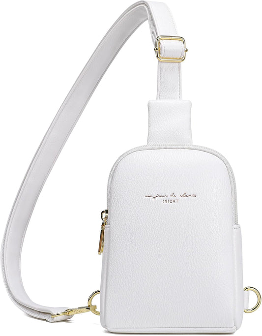 INICAT Travel Small Sling Bag Faux Leather Crossbody Bags Women Cross Body Bag Purses for Woman