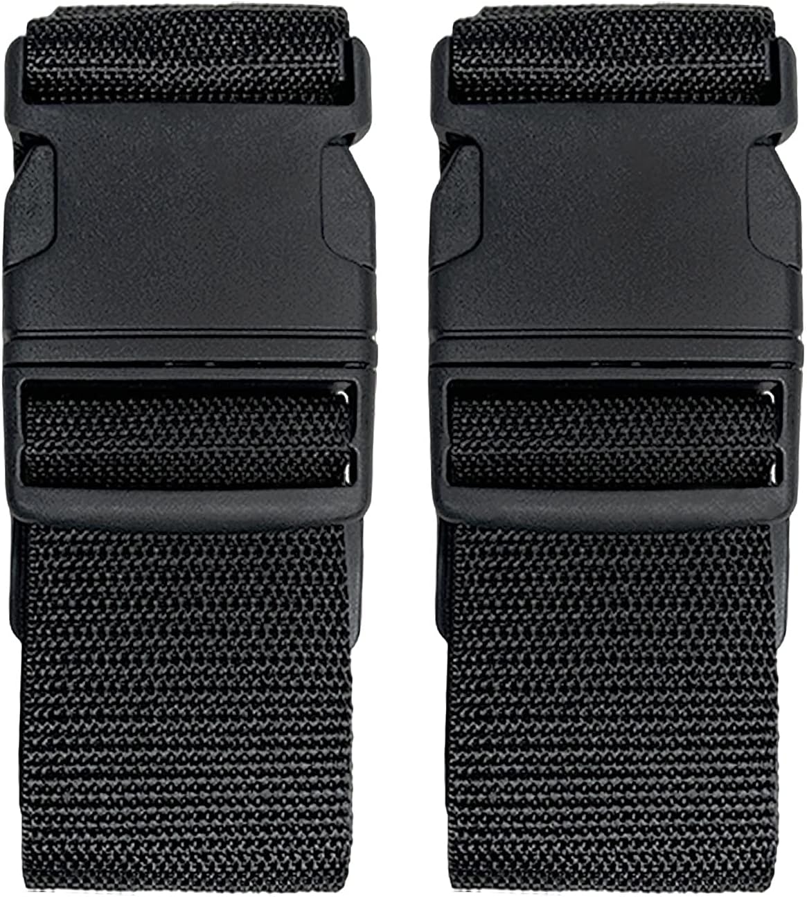 2 Pack Suitcase Belts, Adjustable Luggage Straps, Bright Colors Travel Packing Straps with Quick
