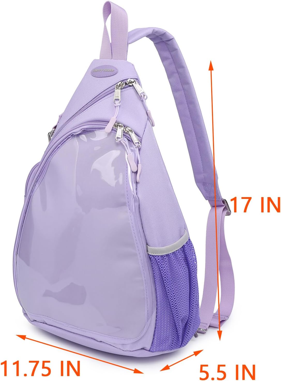 Oxford Ita Bag Kawaii Pin Display Chest Pack Single Shoulder Bag Sport Backpack Hiking Daypack