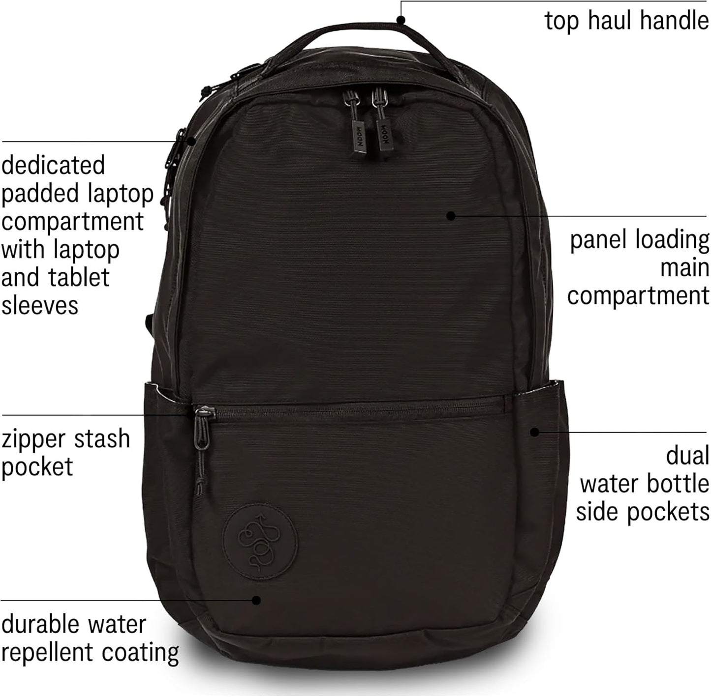 Baboon to the Moon City Backpack – Water Resistant Travel Backpack with Laptop Compartment, Lightweight Daypack for Men and Women, Work Back pack, Gym Bag, Bookbag