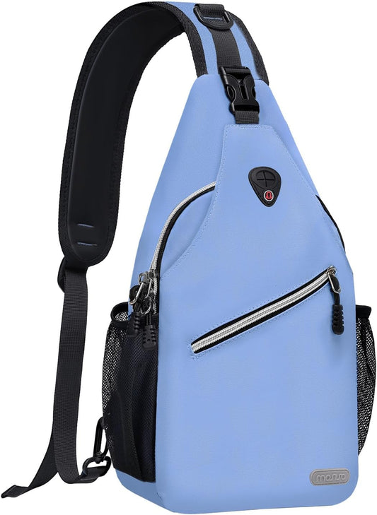 MOSISO Sling Backpack, Multipurpose Crossbody Shoulder Bag Travel Hiking Daypack