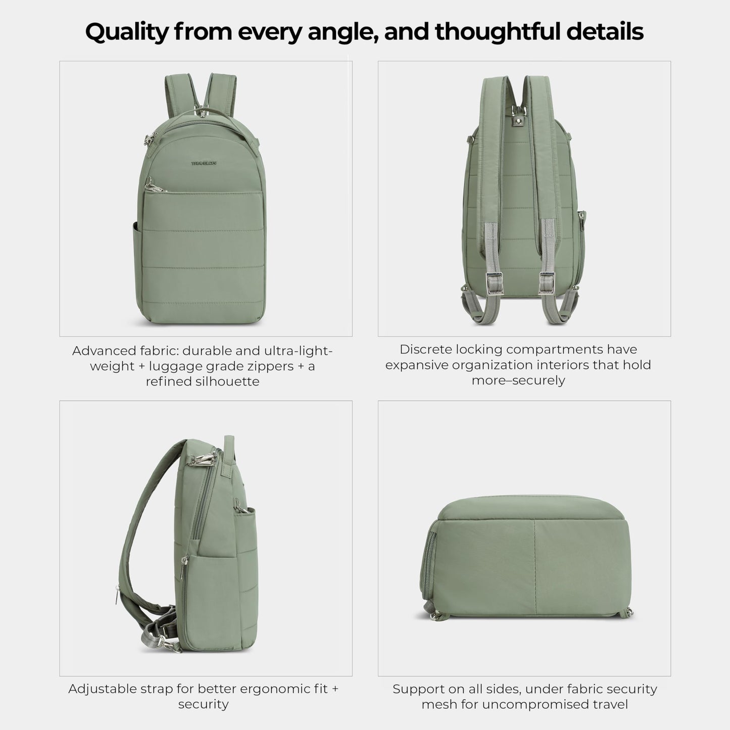 Travelon Anti-Theft Roam Convertible Backpack Sling