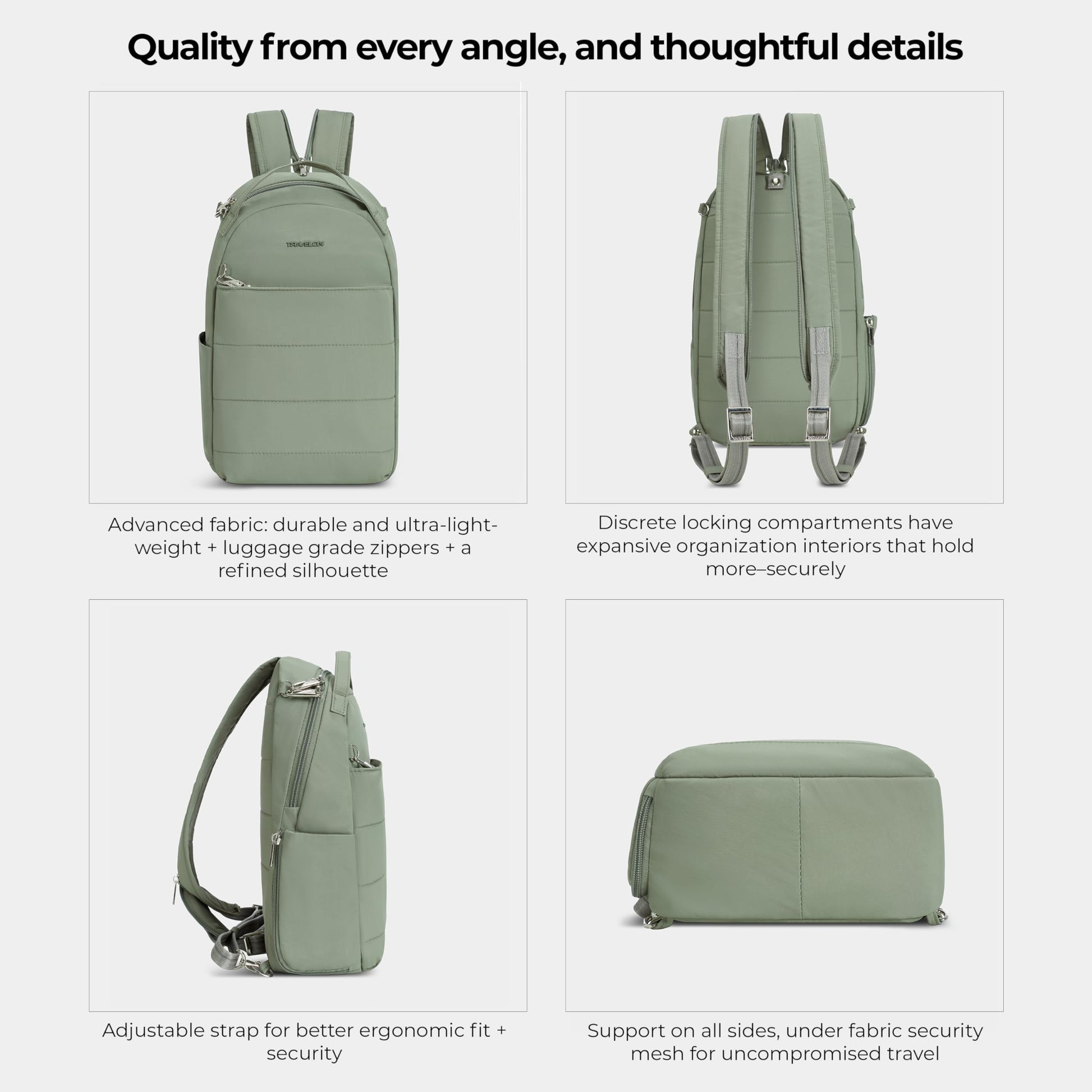 Travelon Anti-Theft Roam Convertible Backpack Sling