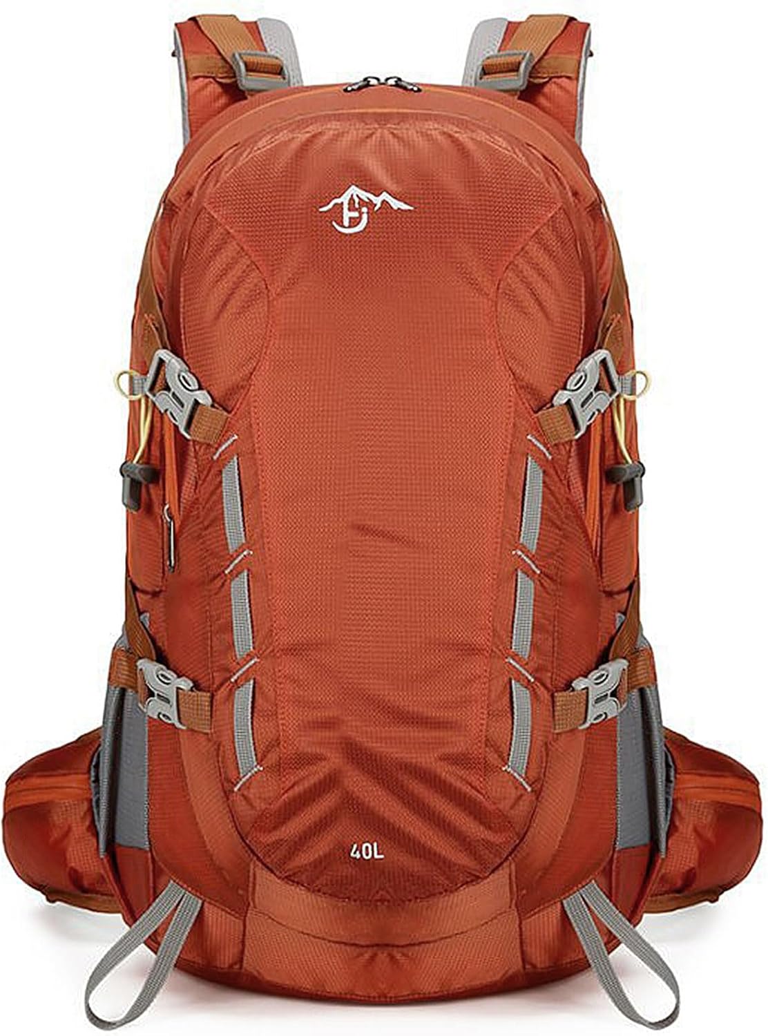 Long Keeper 40L Hiking Backpack Camping Daypack with Waterproof Rain Cover Lightweight Outdoor