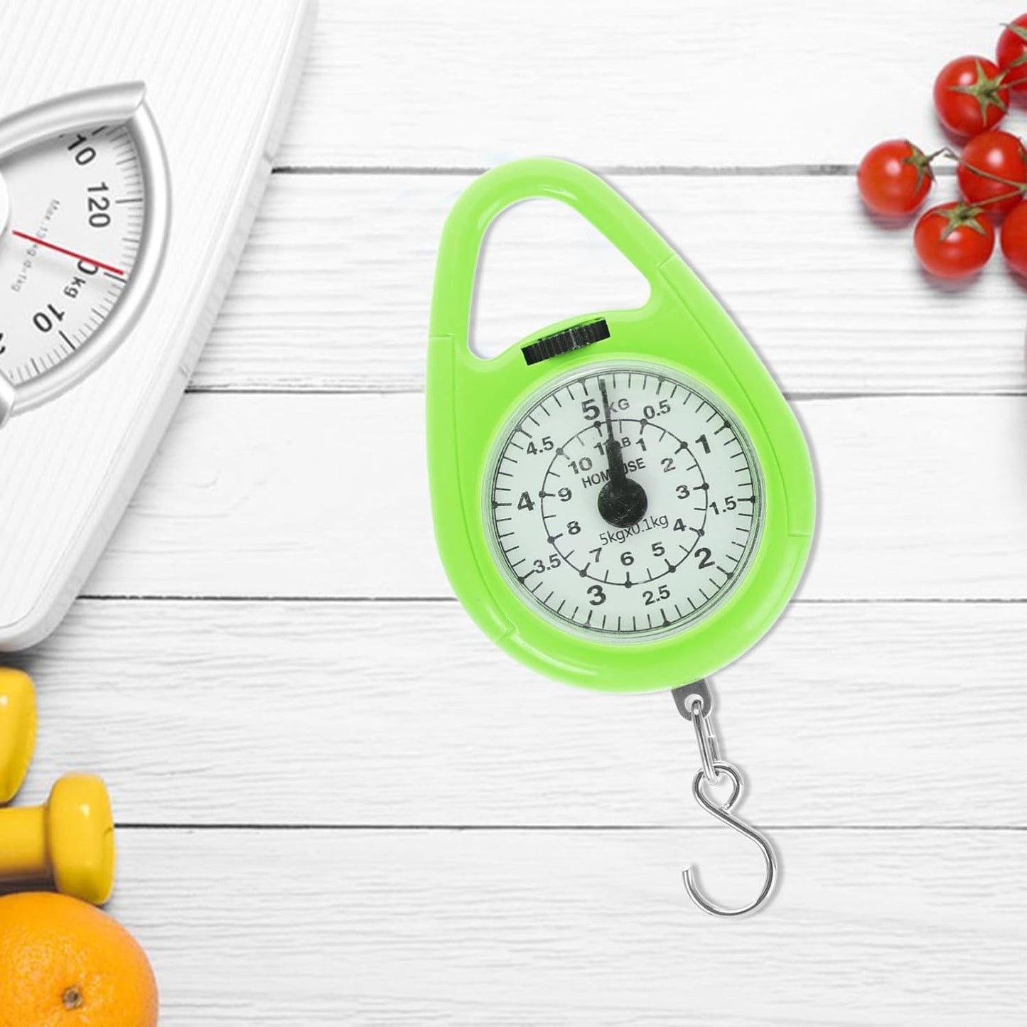 Spring Scales for Luggage Mini Hanging Weight Scale for Travel Portable Fashion Bright