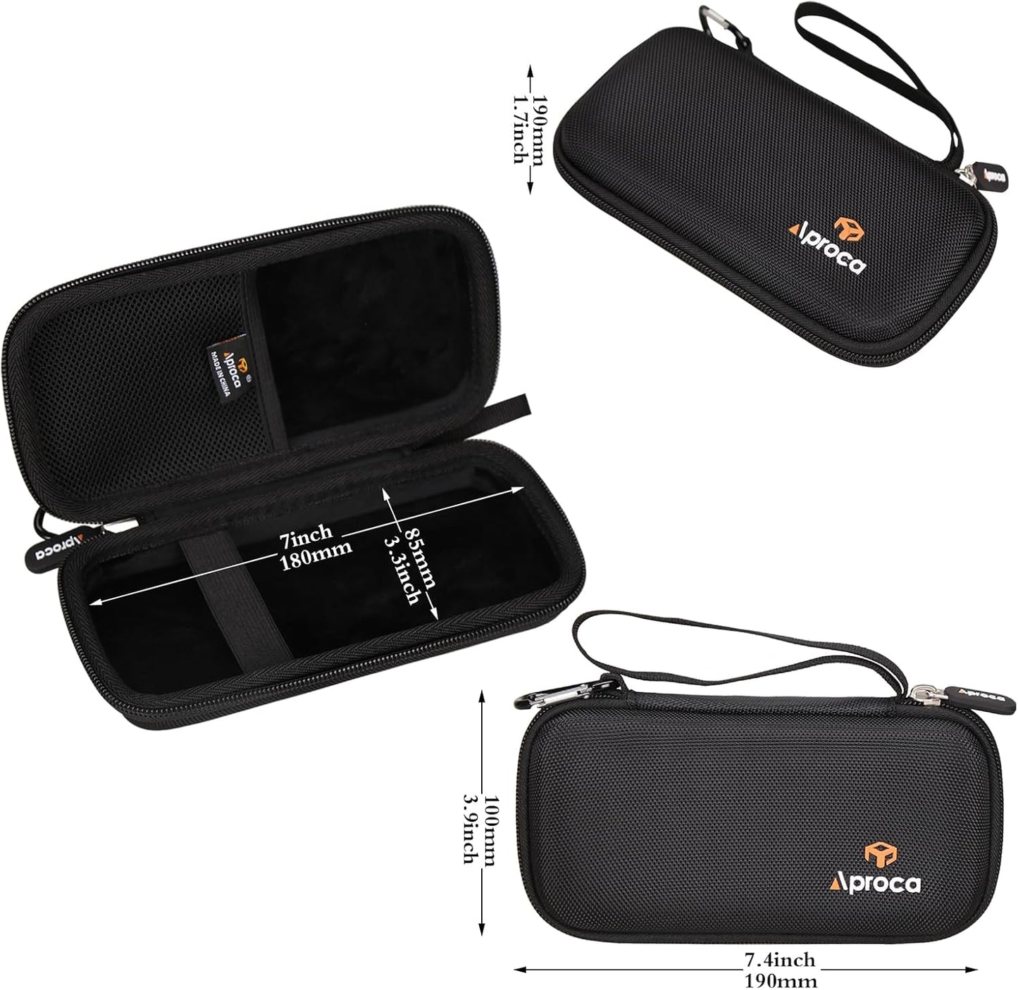 Aproca Power Bank Case Compatible with LOVELEDI 40000mAh / Anker 20,000mAh / Pxwaxpy 30,800mAh / RGVOTA 38800mAh / Ekrist 25800mAh / FOCHEW 30,800mAh Portable Charger (Case Only)