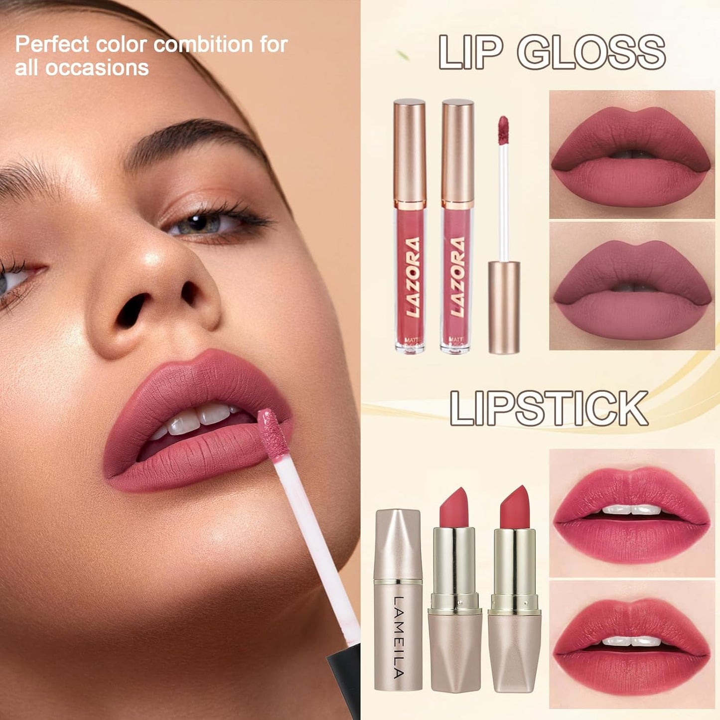 Makeup Kit for Teenagers Makeup Sets for Teens Makeup Gift Set for Girls 10-12 Makeup Kit Include 18 Color Eyeshadow Palette Foundation & Face Gift Set