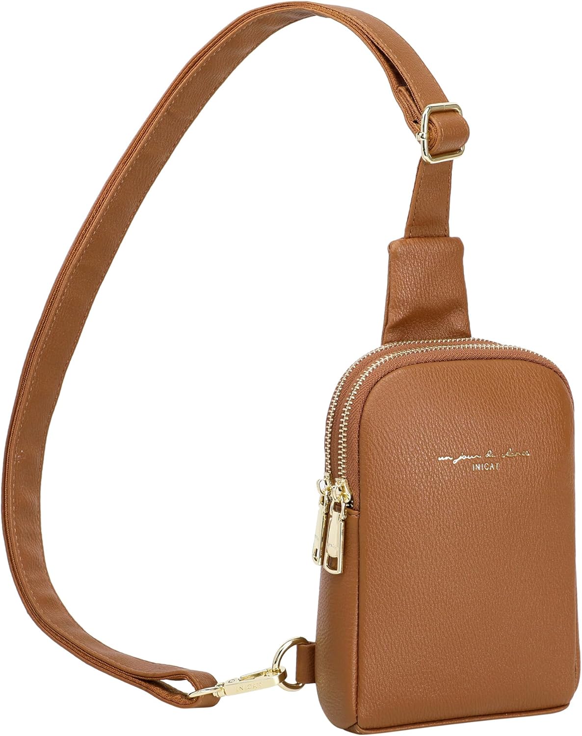 INICAT Travel Small Sling Bag Faux Leather Crossbody Bags Women Cross Body Bag Purses for Woman