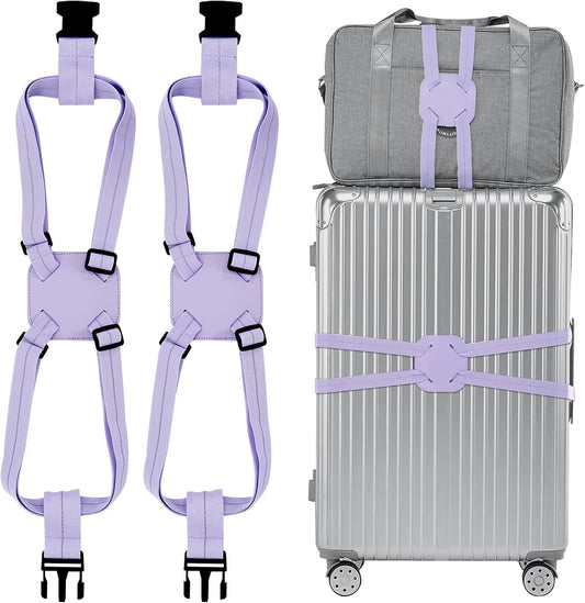 Travelkin Luggage Straps Bag Bungees add a Bag, Luggage Bungee for suitcases Elastic Strap Belt