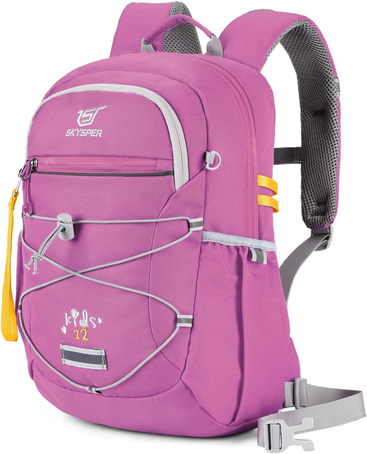 SKYSPER Kids Backpack 12L Children School Bag Child Boy Girl Pack Ages 4-8 for Traveling Day Trips Classes Camping(Purple)