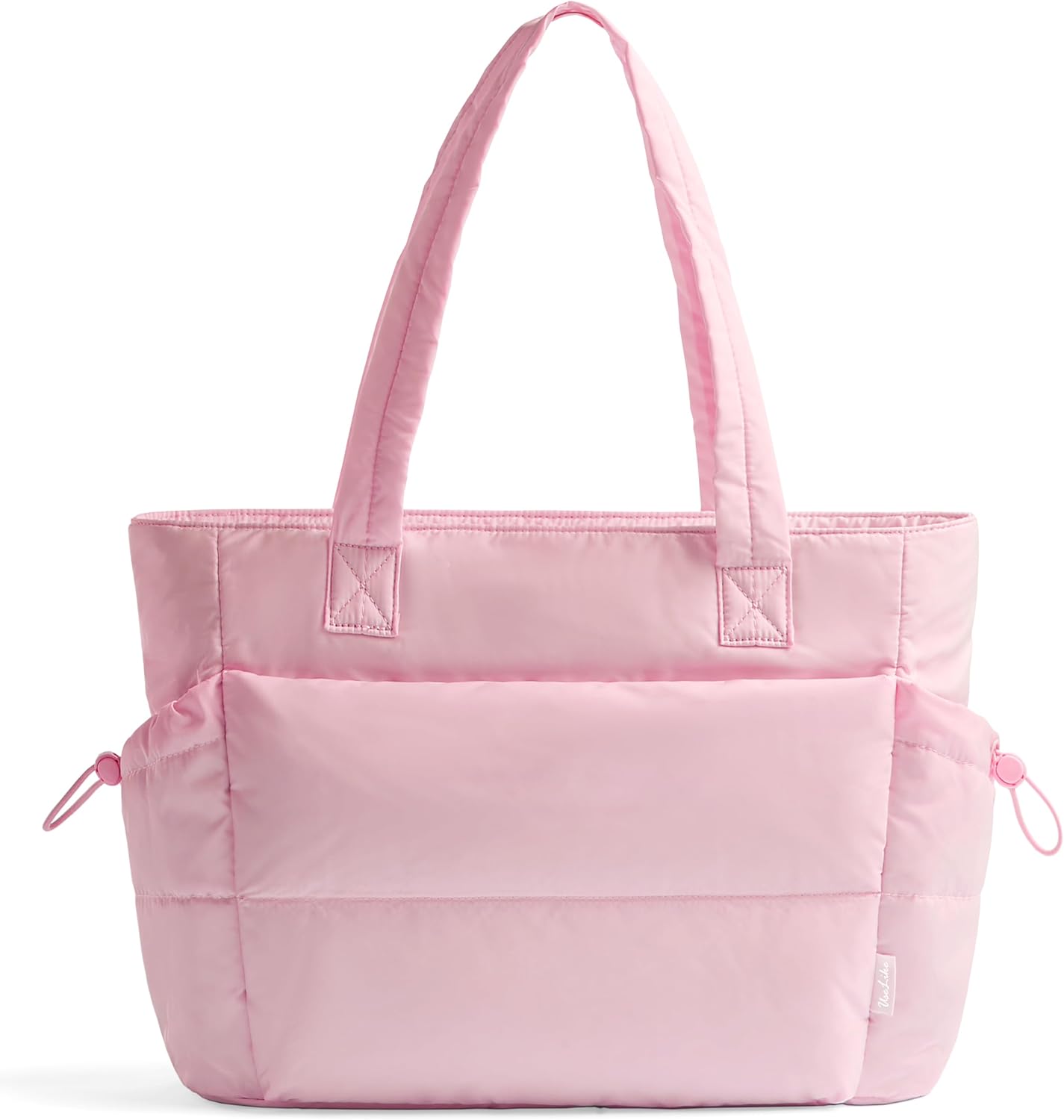 Tote Bag for Women Puffy Work Bags for Women with Zipper Lightweight Quilted Puffer Tote Bag for Travel, Teacher, Nurse