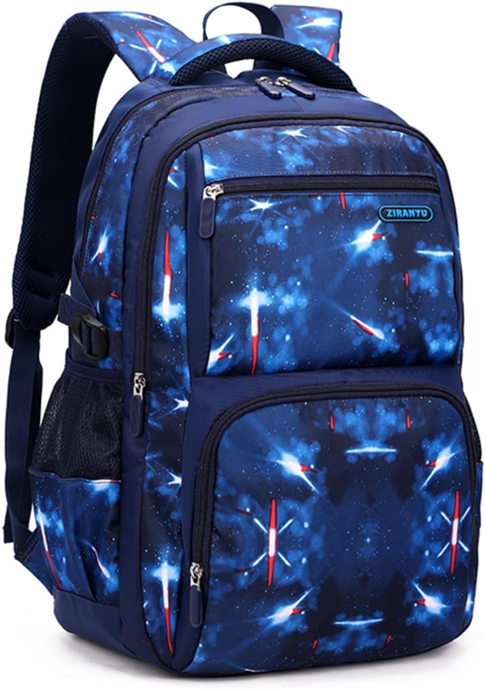 MITOWERMI Boys Backpacks for Primary Junior School Kids Backpack with Lunch Box Galaxy Space Bookbags for Boys Girls