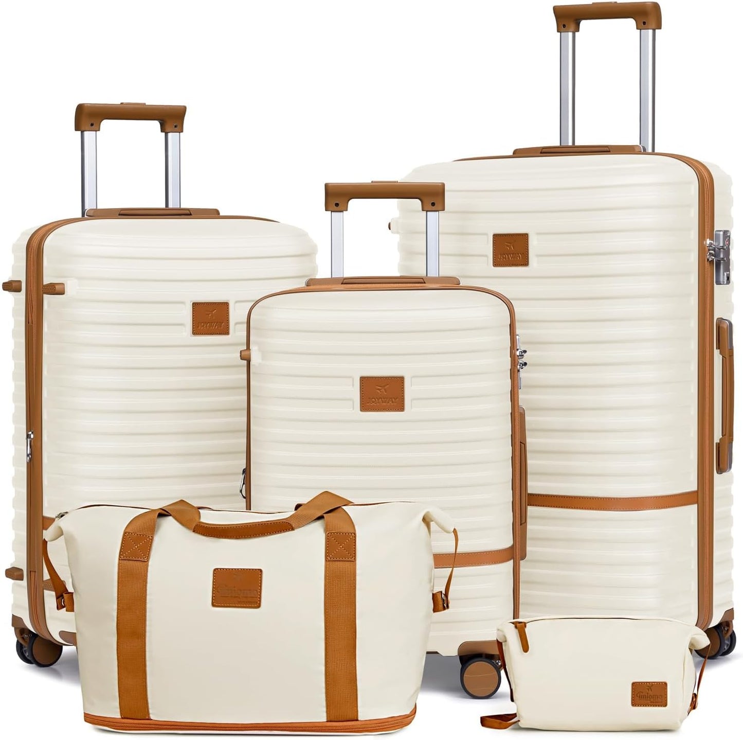 Joyway Expandable Luggage Sets 5 Piece, Hard Case Suitcase Set with Spinner Wheels, Hardshell Lightweight Travel Luggage with TSA Lock