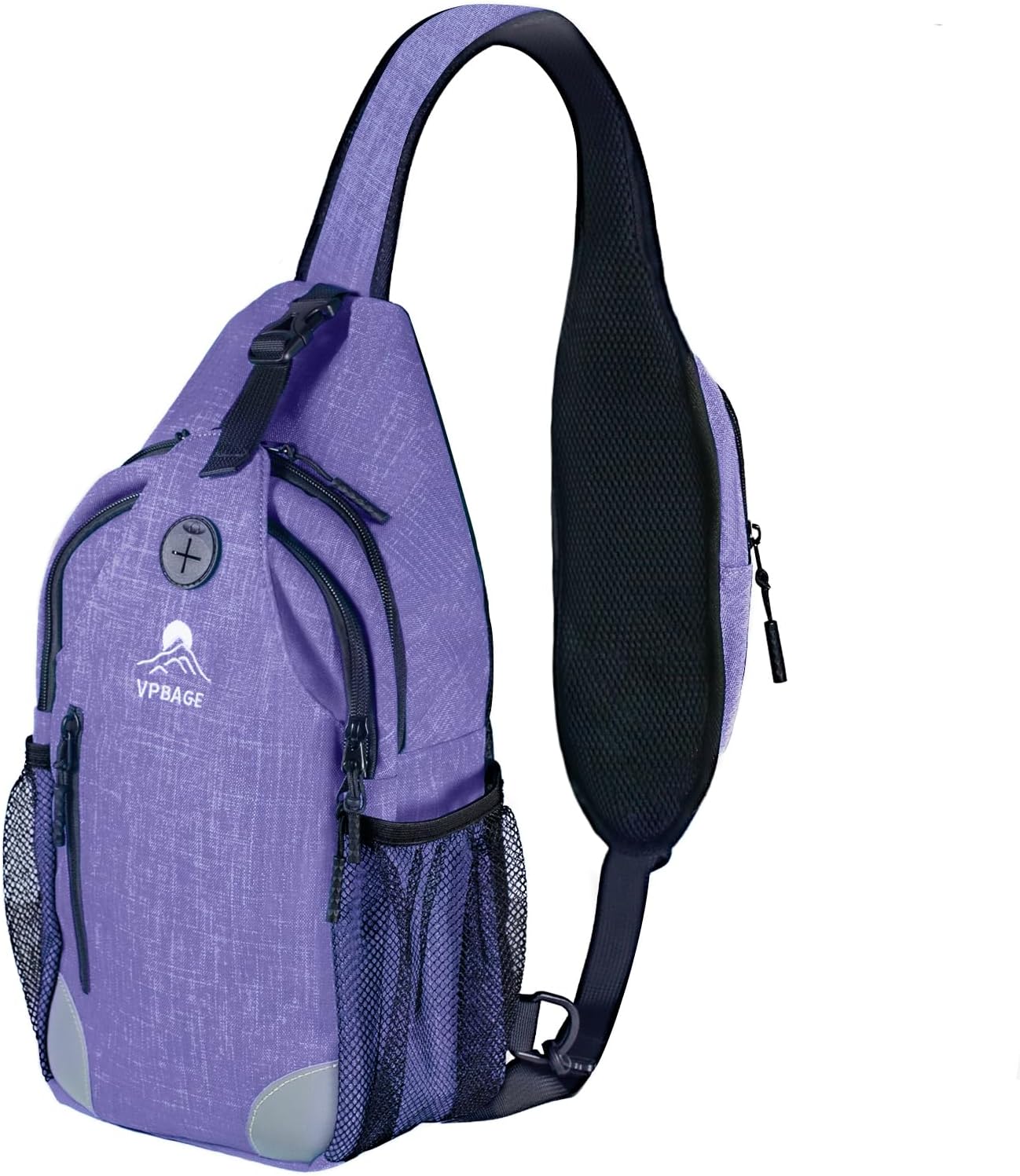 Sling Bag, Crossbody Bag for Men, Cross Body Hiking Backpack, Travel Daypack, Chest Pack with Chest Phone Holder
