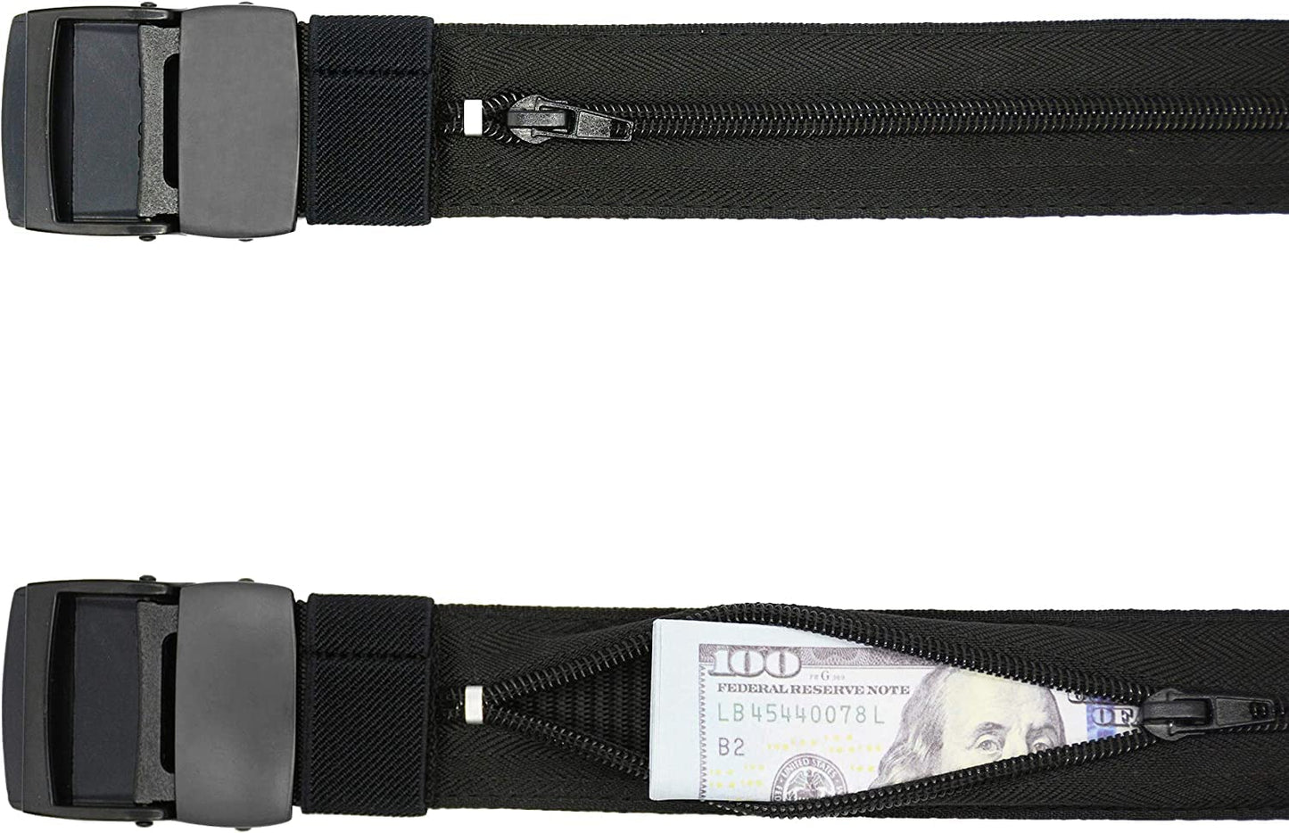 Money Belts for Travel for Men, Nylon Military Tactical Mens with Zinc Alloy Buckle, Security Money