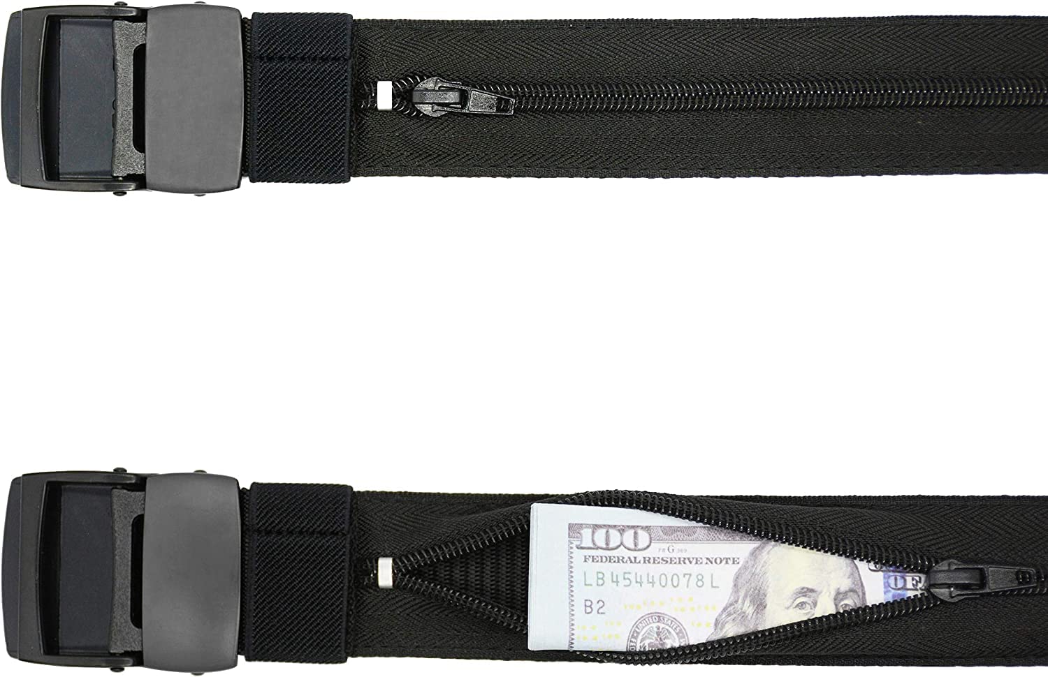 Money Belts for Travel for Men, Nylon Military Tactical Mens with Zinc Alloy Buckle, Security Money