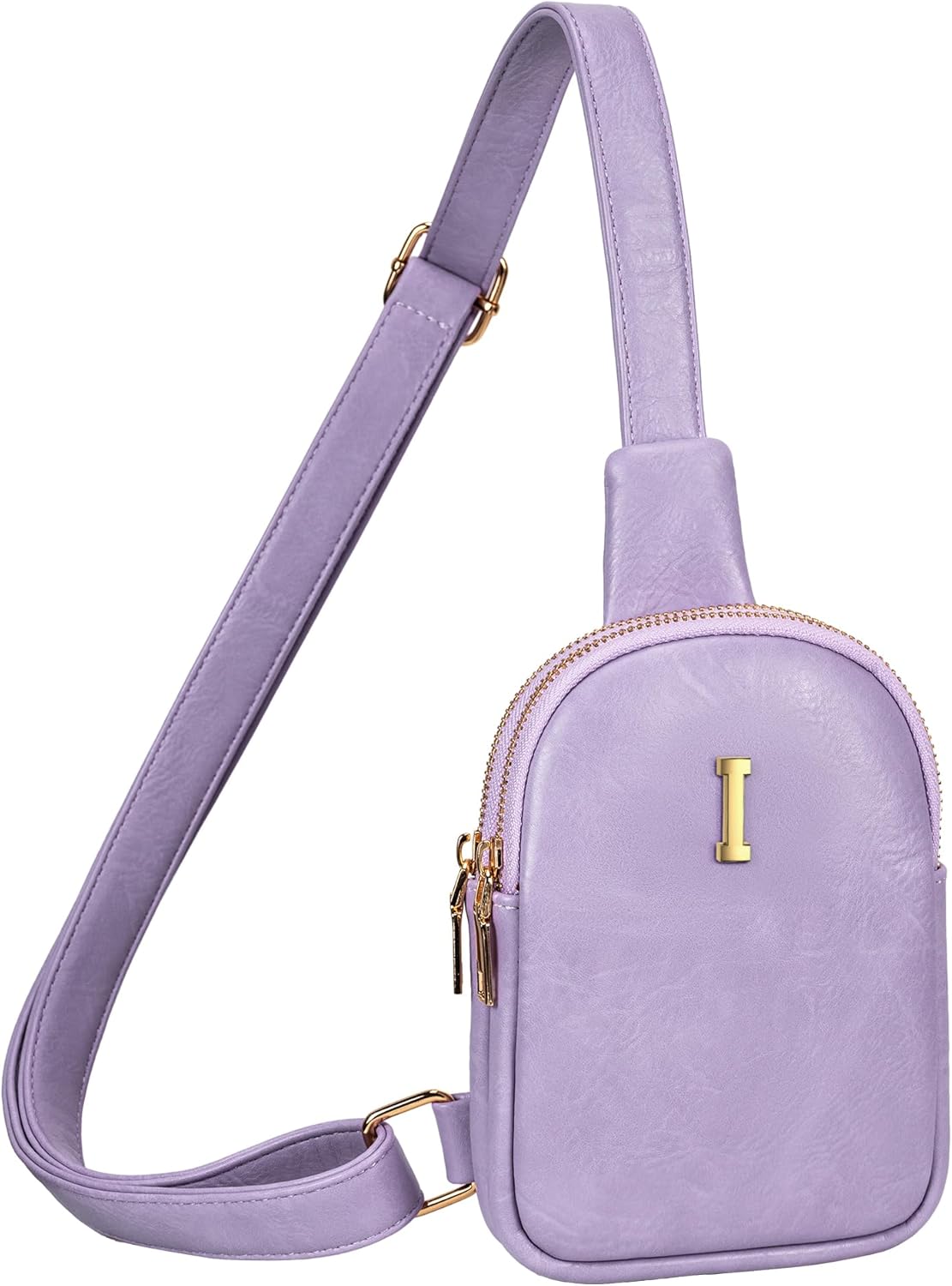 Personalized Birthday Gift for Teen Girls, Sling Purse with Initial Letter, Lightweight Small Crossbody Bags, Tween Girls Trendy Stuff, Waterproof Cell Phone Purse with Adjustable Strap