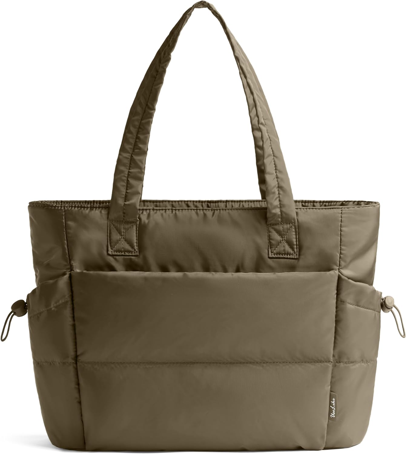 Tote Bag for Women Puffy Work Bags for Women with Zipper Lightweight Quilted Puffer Tote Bag for Travel, Teacher, Nurse