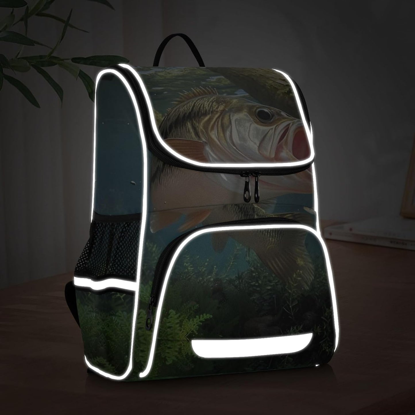 Fishing Fish Cute Backpack For Girls Kids Backpack Boys Teen School Bag Bookbag Travel Daypacks