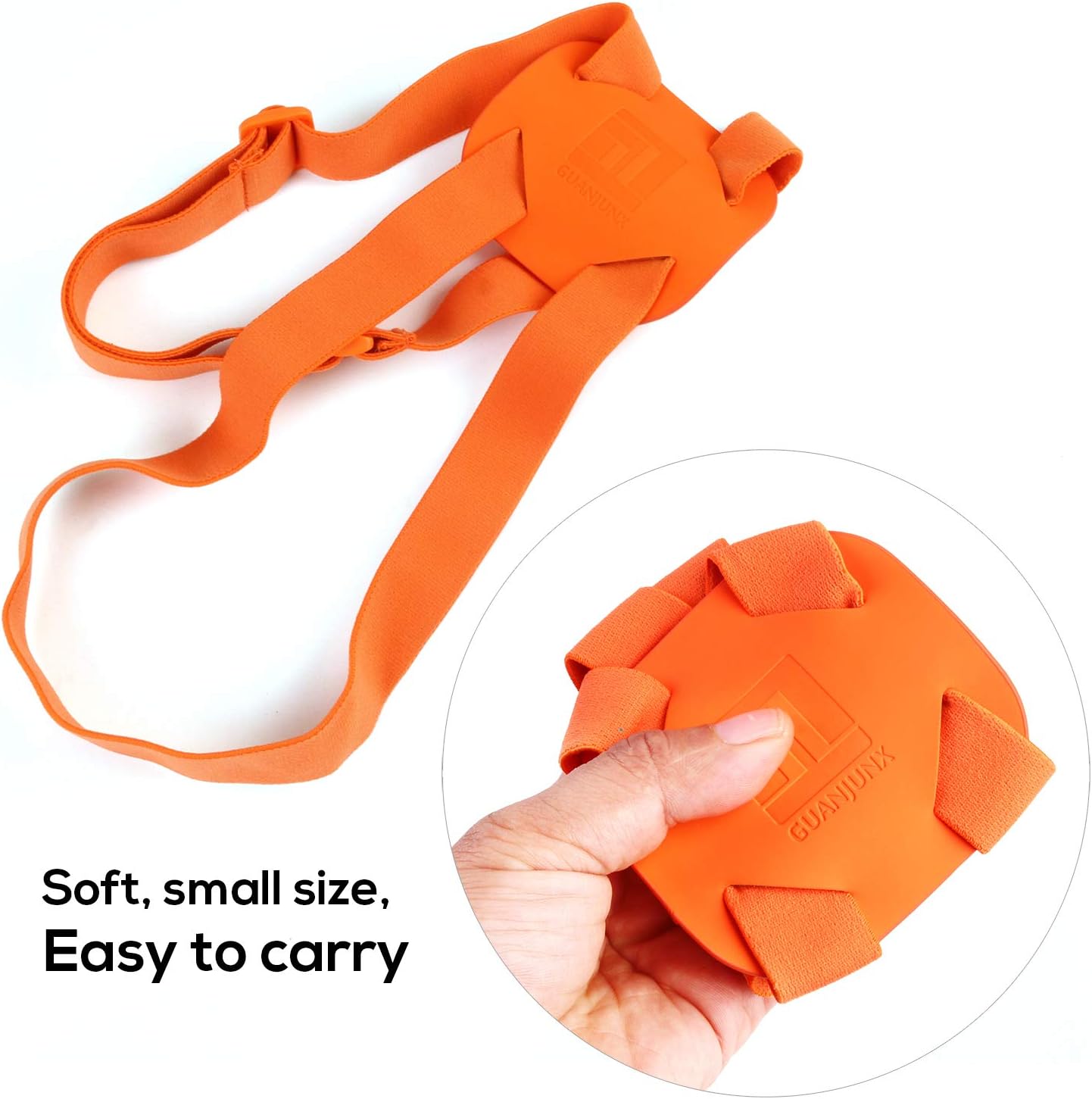 Luggage Straps Bag Bungees for Add a Bag Easy to Travel Suitcase Elastic Strap Belt(Orange)
