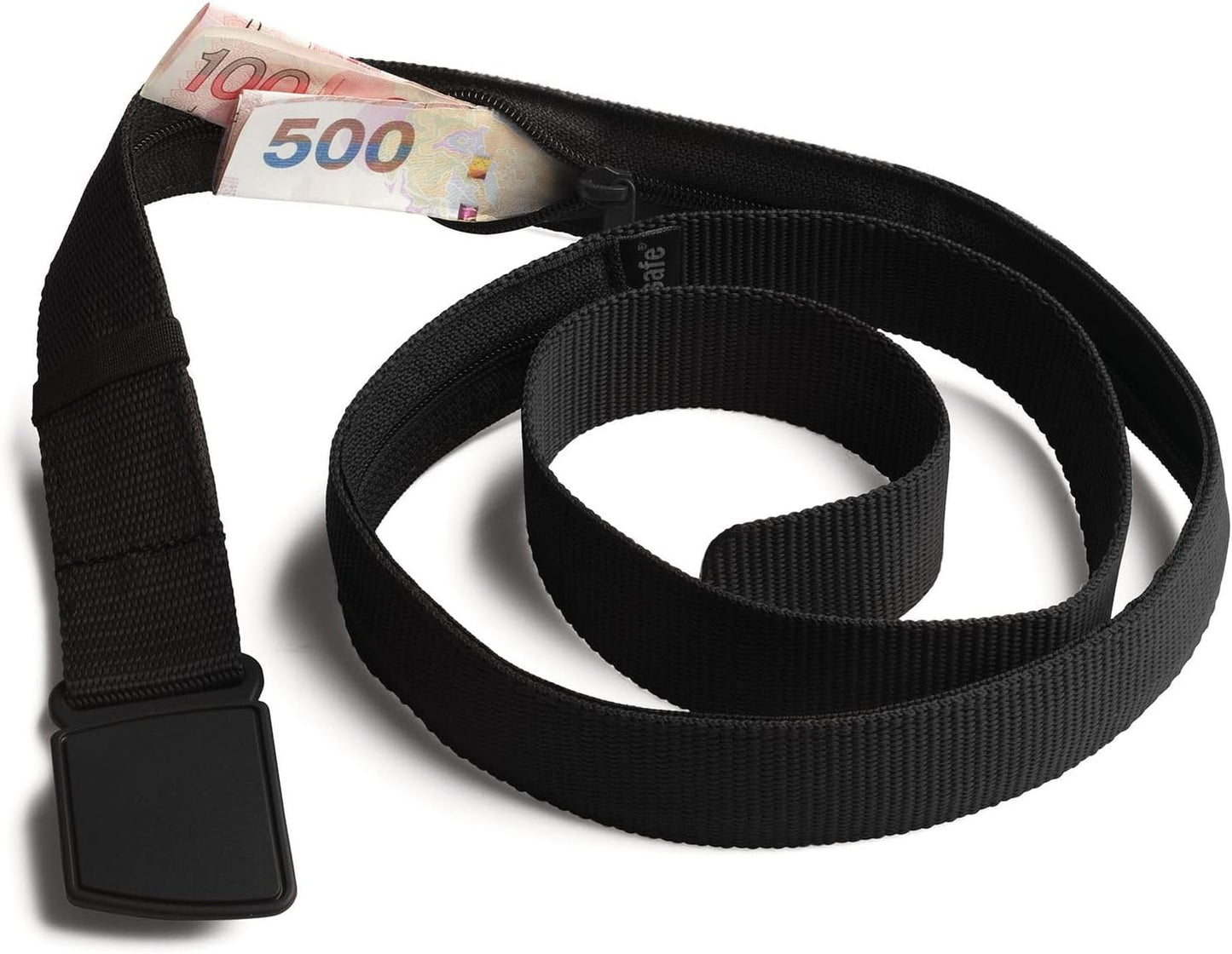 Pacsafe Cashsafe Anti-Theft Travel Belt Wallet, Black