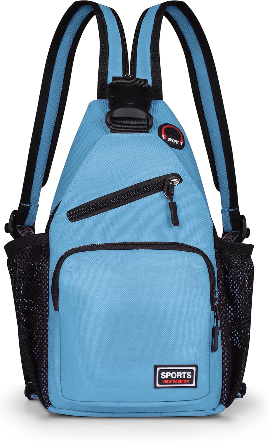 Sling Bag for Women Man Sling Backpack with Convertible Shoulder Strap Casual Backpack Daypack for Travel, Hiking and Daily Commute, (Blue, Small)