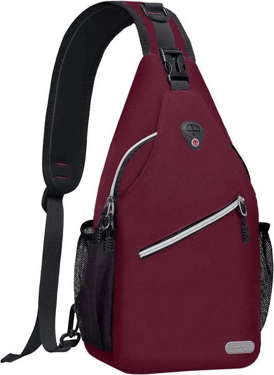 MOSISO Sling Backpack, Multipurpose Crossbody Shoulder Bag Travel Hiking Daypack