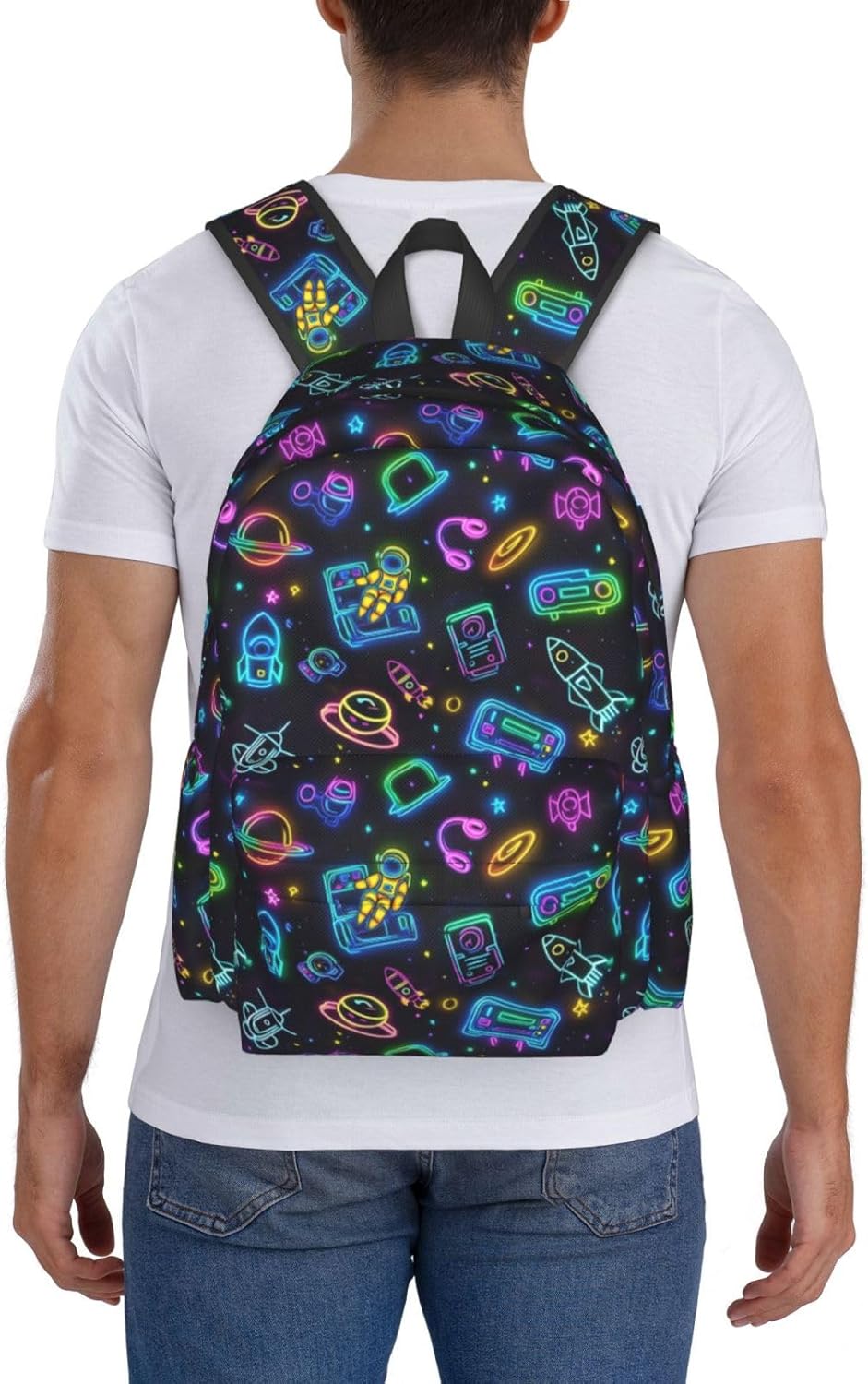 Game Backpack School Bag Lightweight Bookbag Laptop Travel Daypack For Kids Girls Boys Teens