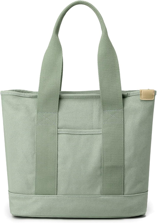 zhongningyifeng Canvas Women Tote Bag Casual Top Handle Satchel Large Capacity Handbags Shopping Bag for Work Travel